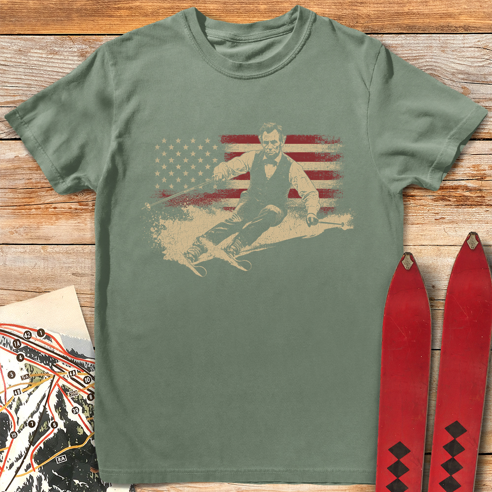 Lincoln Ski Flag