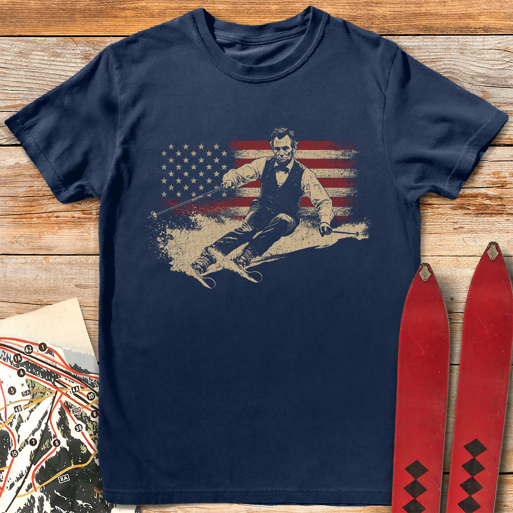 Lincoln Ski Flag