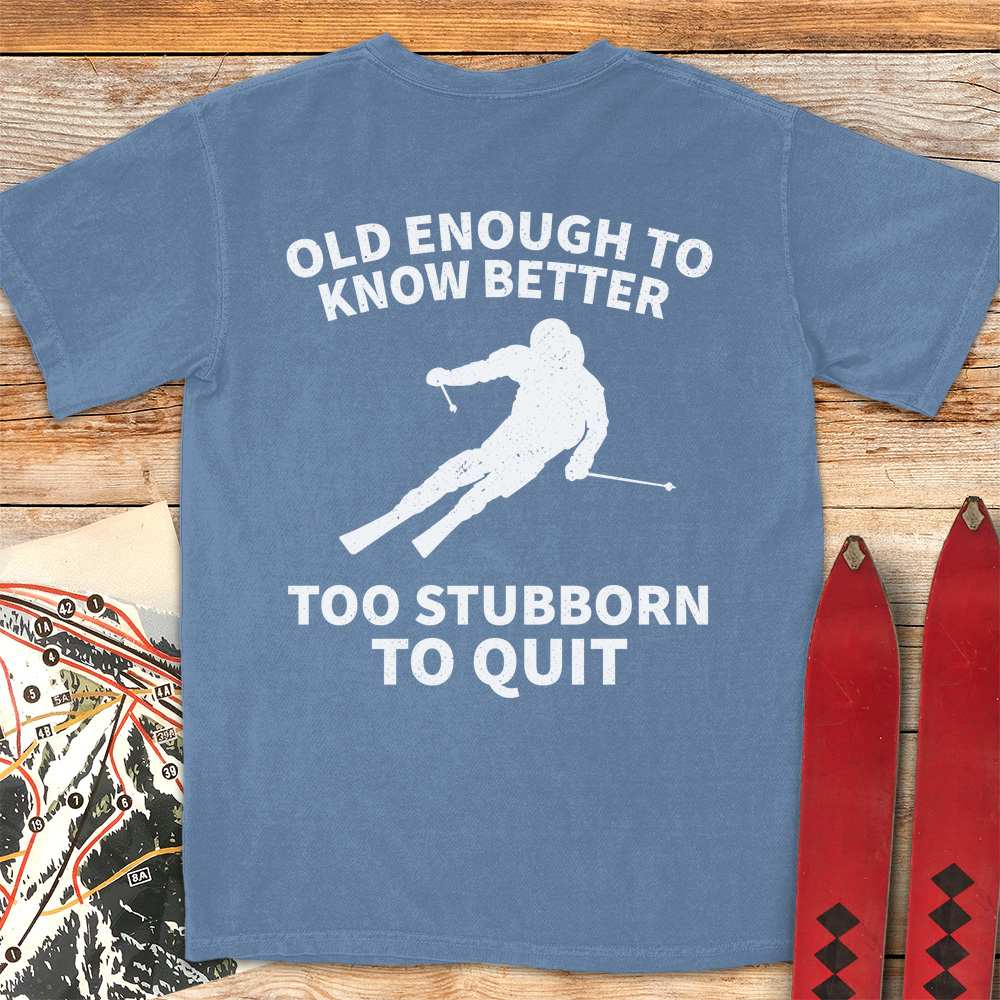 Old Stubborn Skier