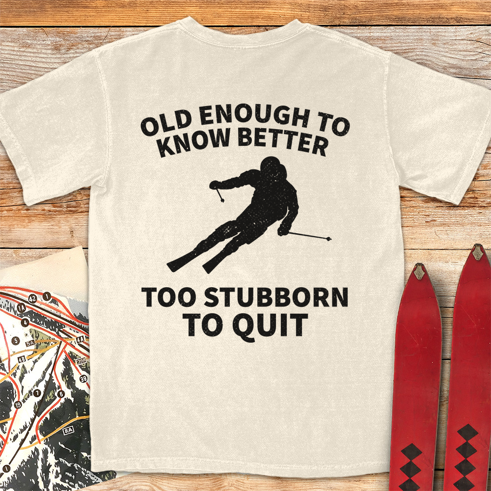 Old Stubborn Skier
