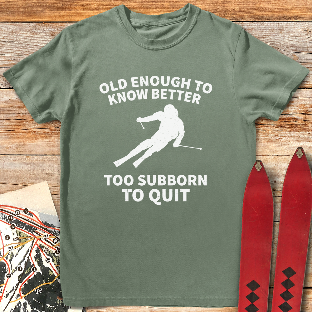 Old Stubborn Skier