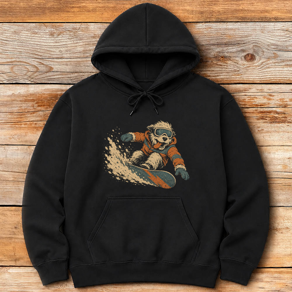 Canine Snowboarder