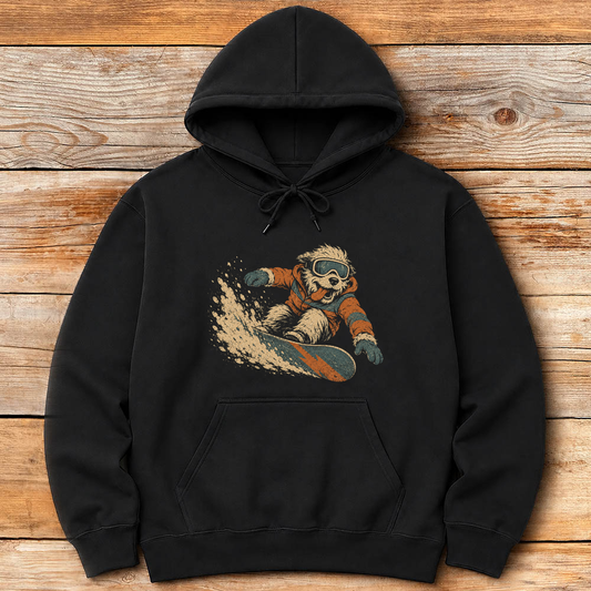 Canine Snowboarder