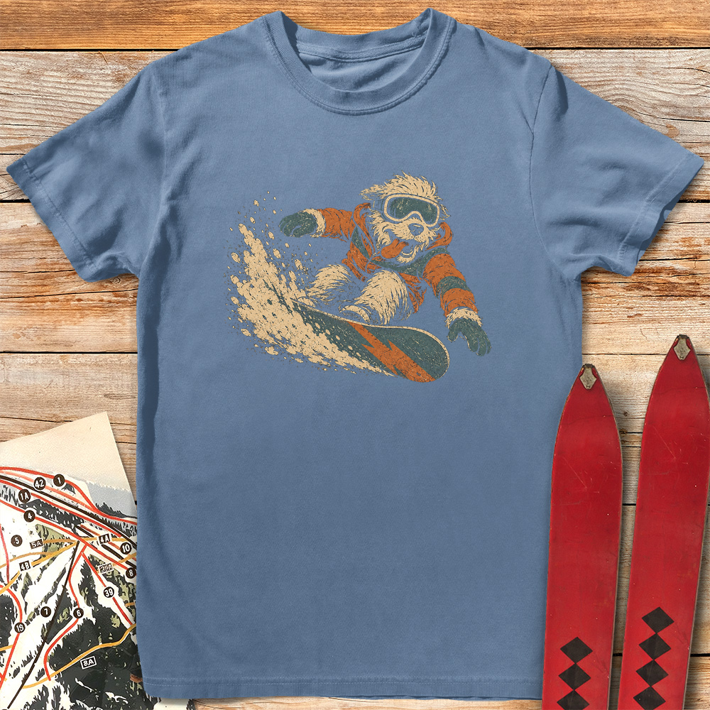 Canine Snowboarder