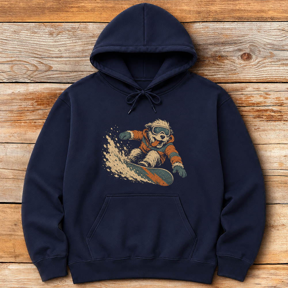 Canine Snowboarder