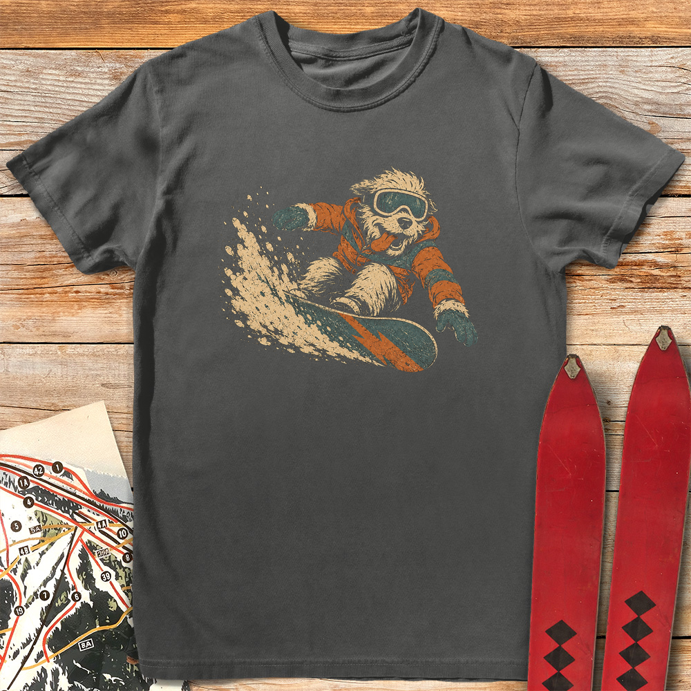 Canine Snowboarder