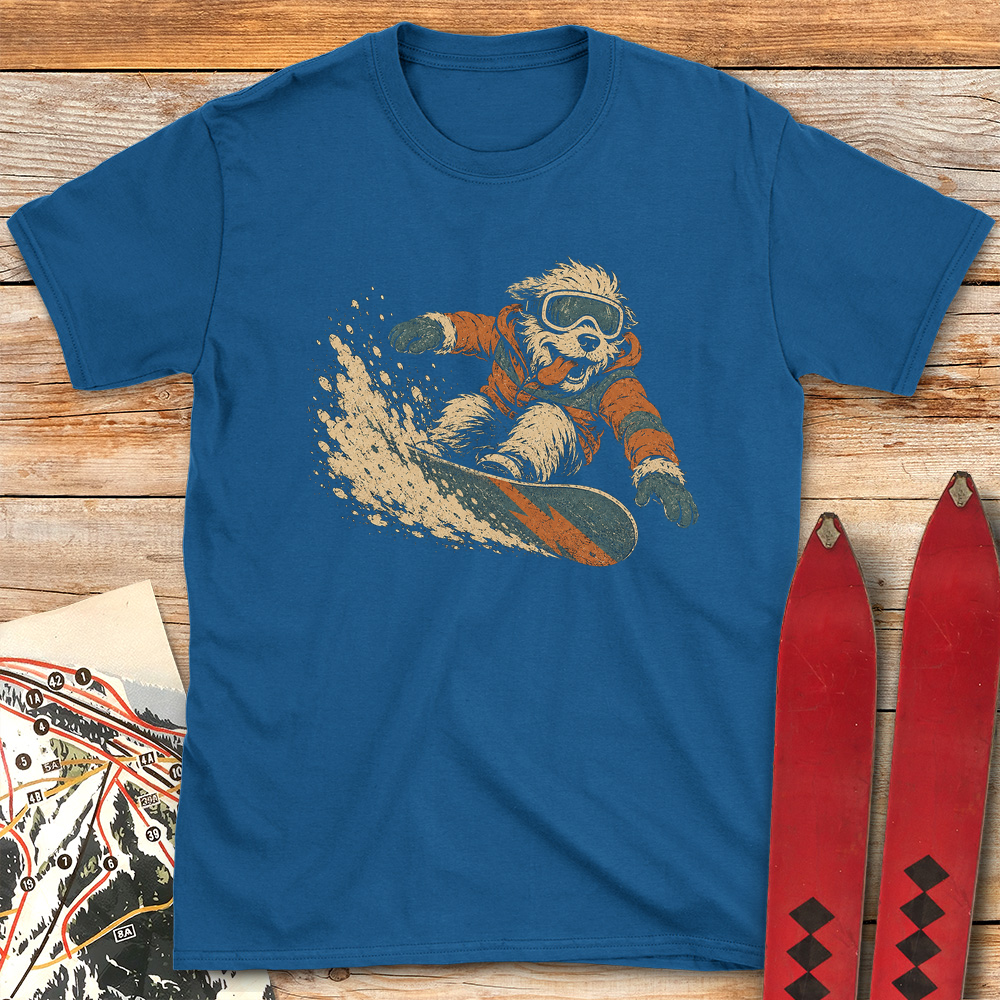 Canine Snowboarder