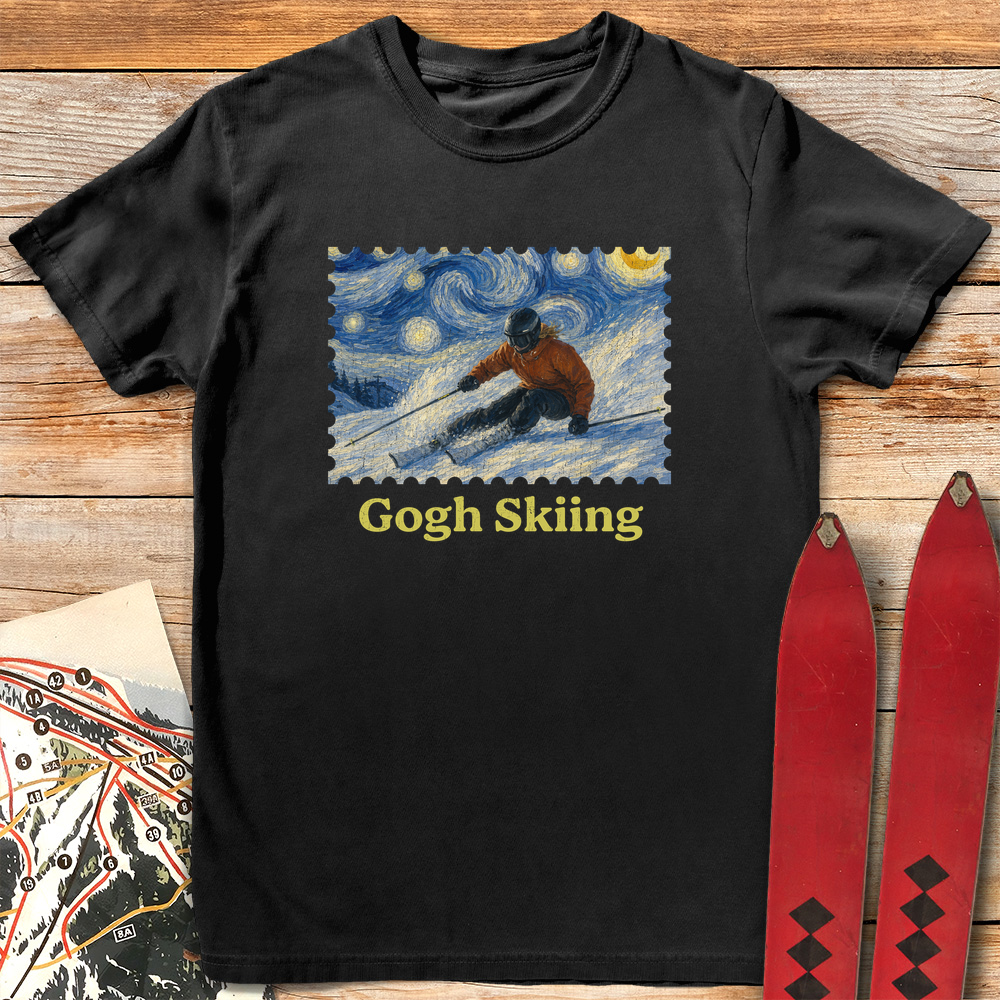 Gogh Skiing Lady