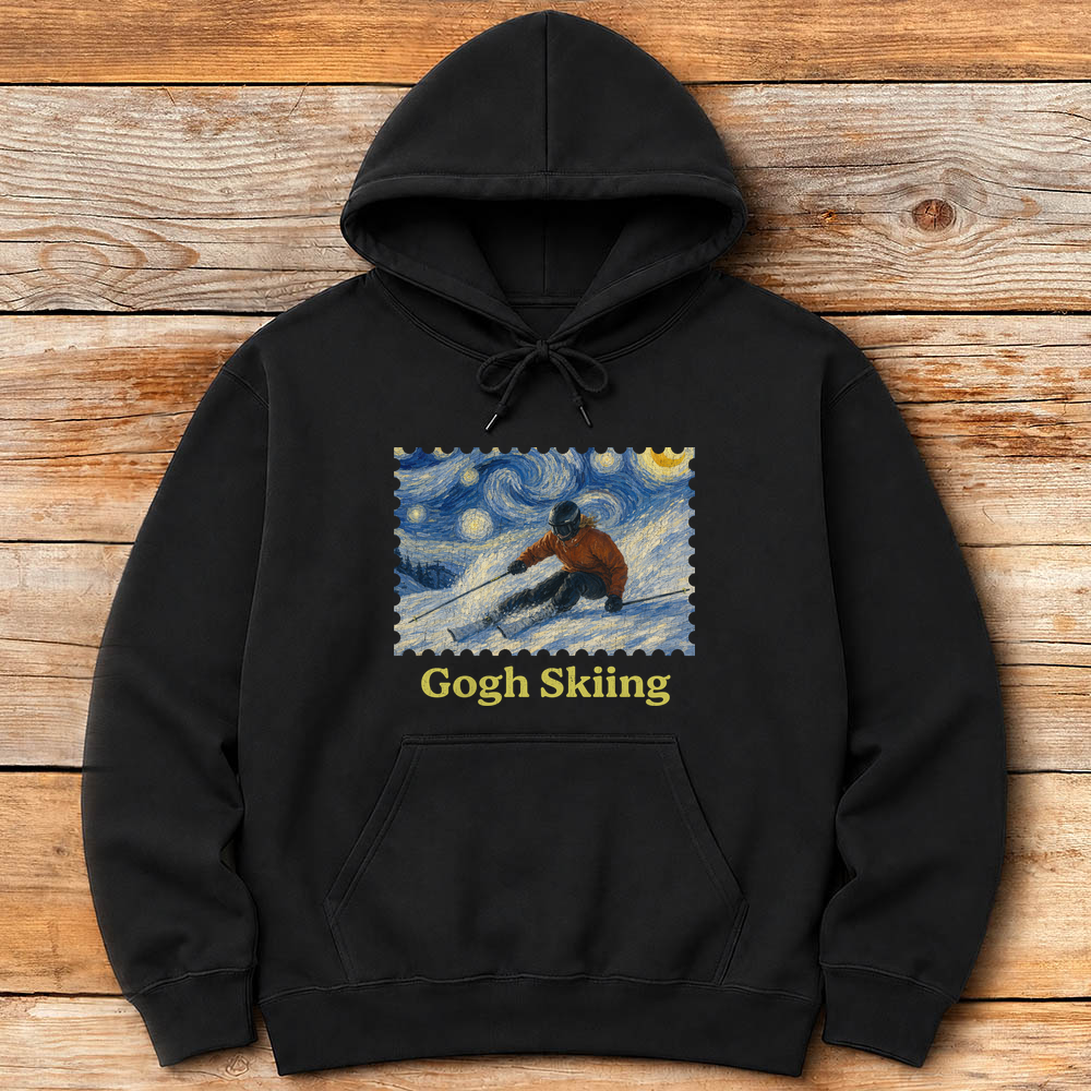 Gogh Skiing Lady