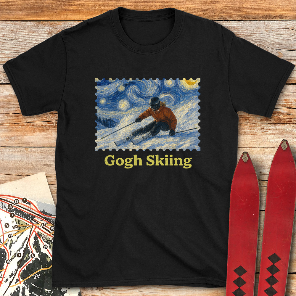 Gogh Skiing Lady