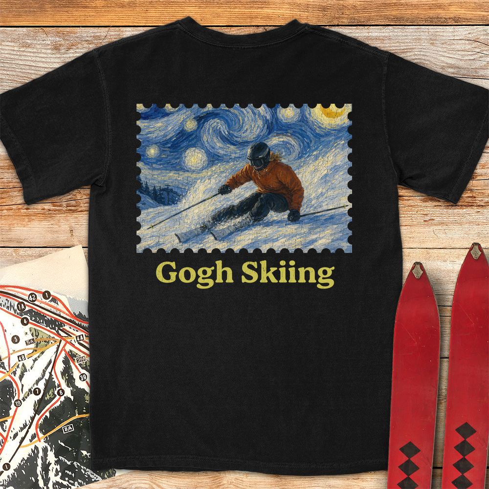 Gogh Skiing Lady