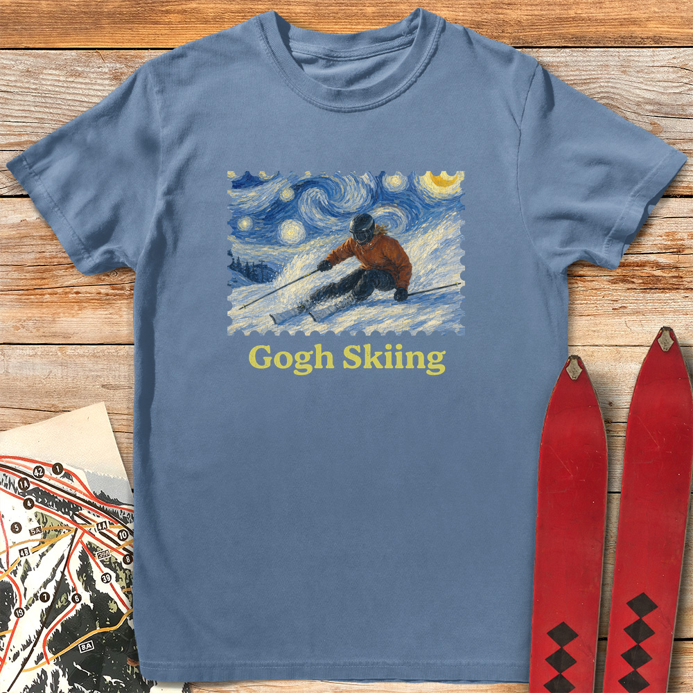 Gogh Skiing Lady
