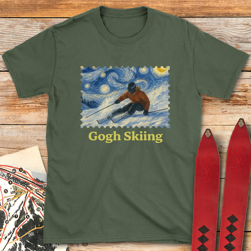 Gogh Skiing Lady