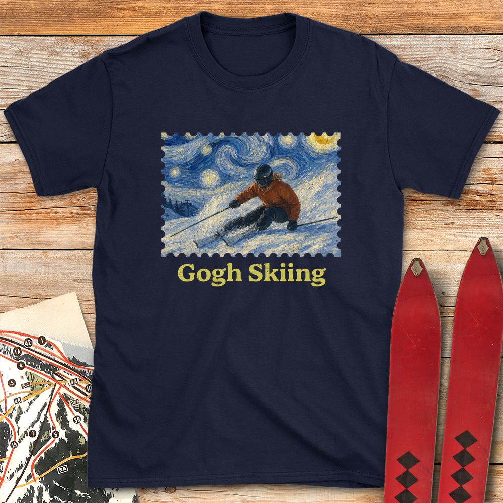Gogh Skiing Lady