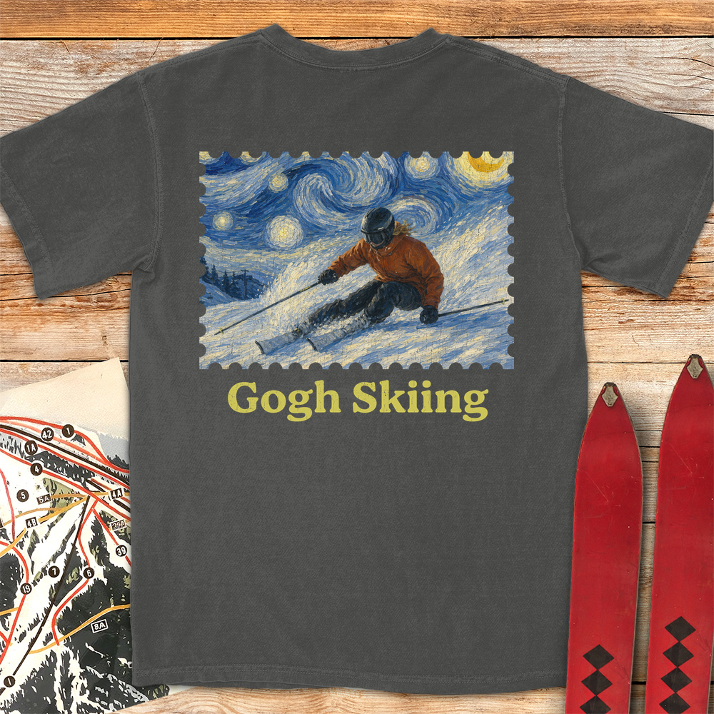 Gogh Skiing Lady