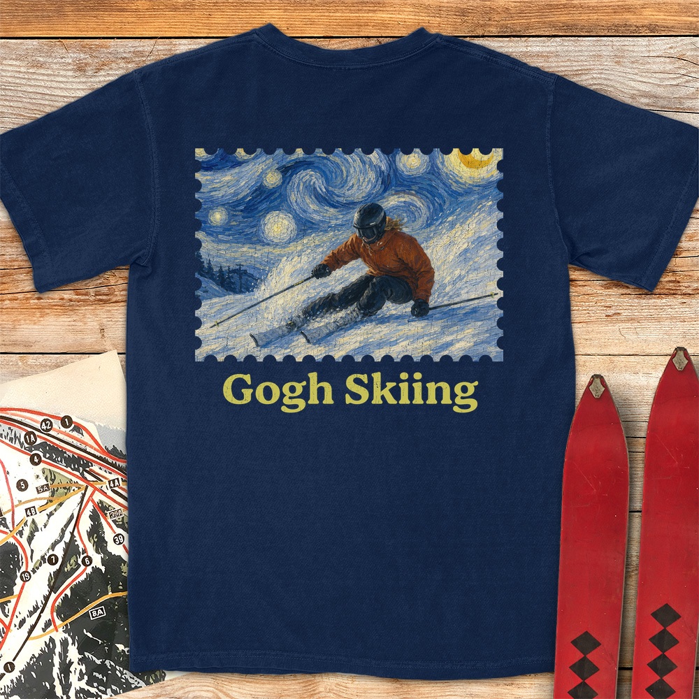 Gogh Skiing Lady