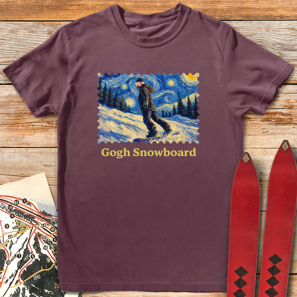 Gogh Snowboard Lady