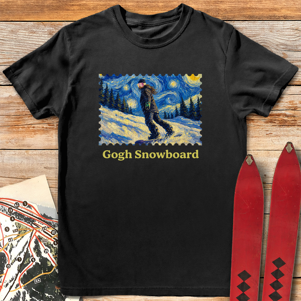 Gogh Snowboard Lady
