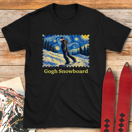 Gogh Snowboard Lady