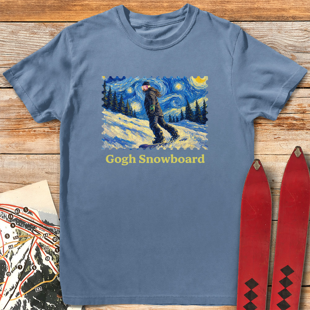 Gogh Snowboard Lady