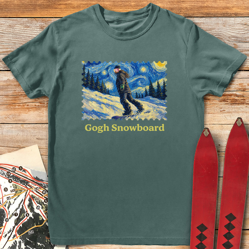 Gogh Snowboard Lady