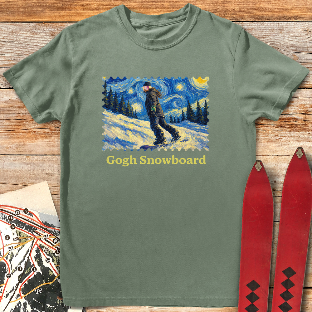 Gogh Snowboard Lady