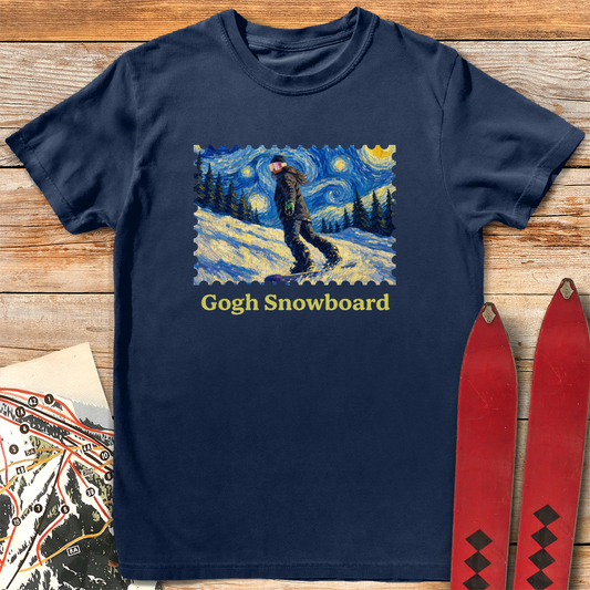 Gogh Snowboard Lady
