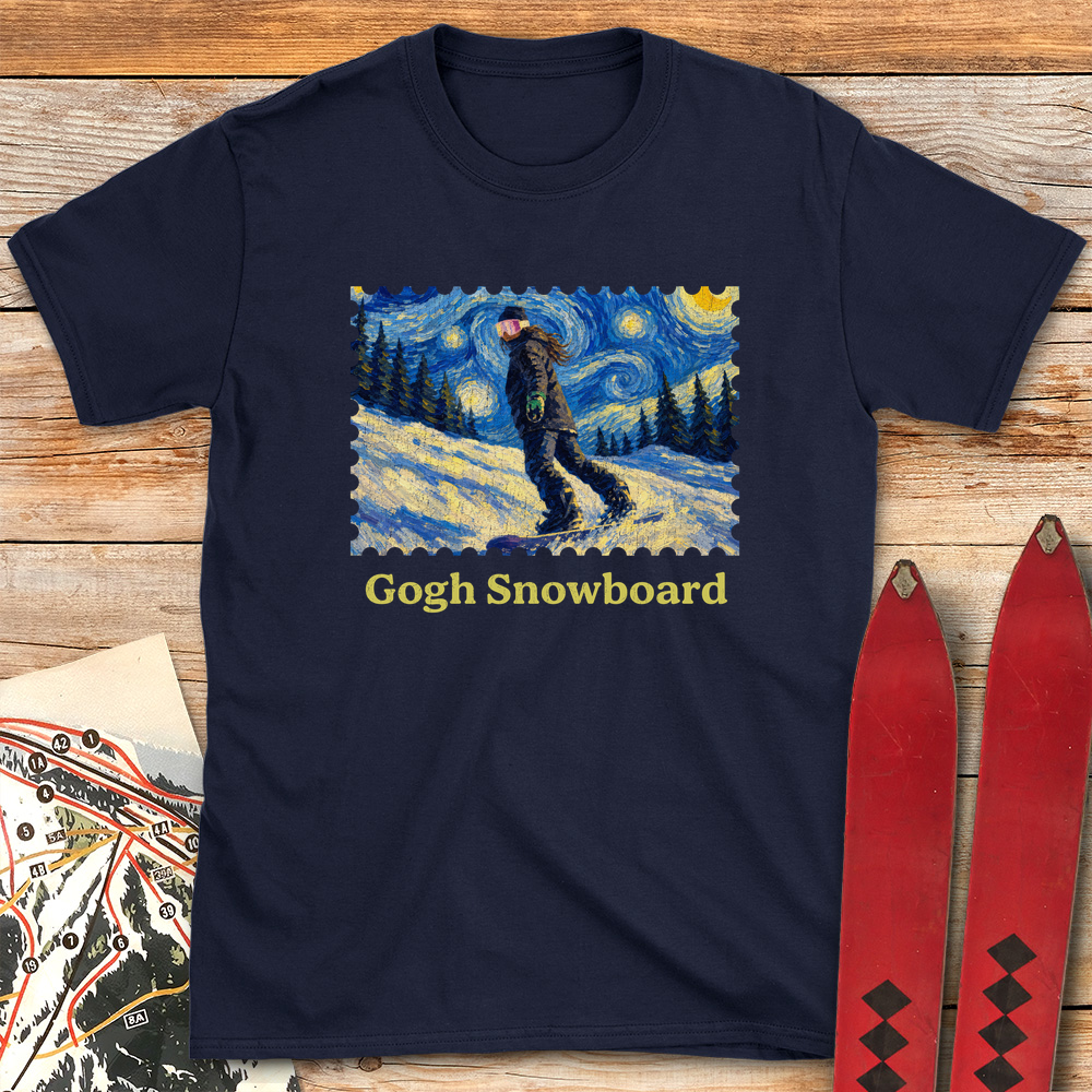 Gogh Snowboard Lady