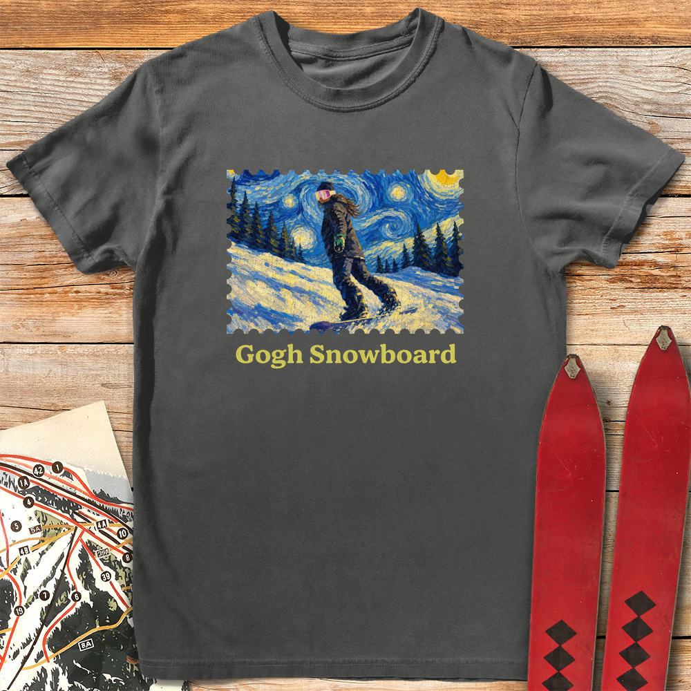 Gogh Snowboard Lady