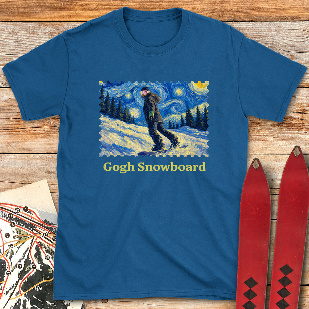 Gogh Snowboard Lady