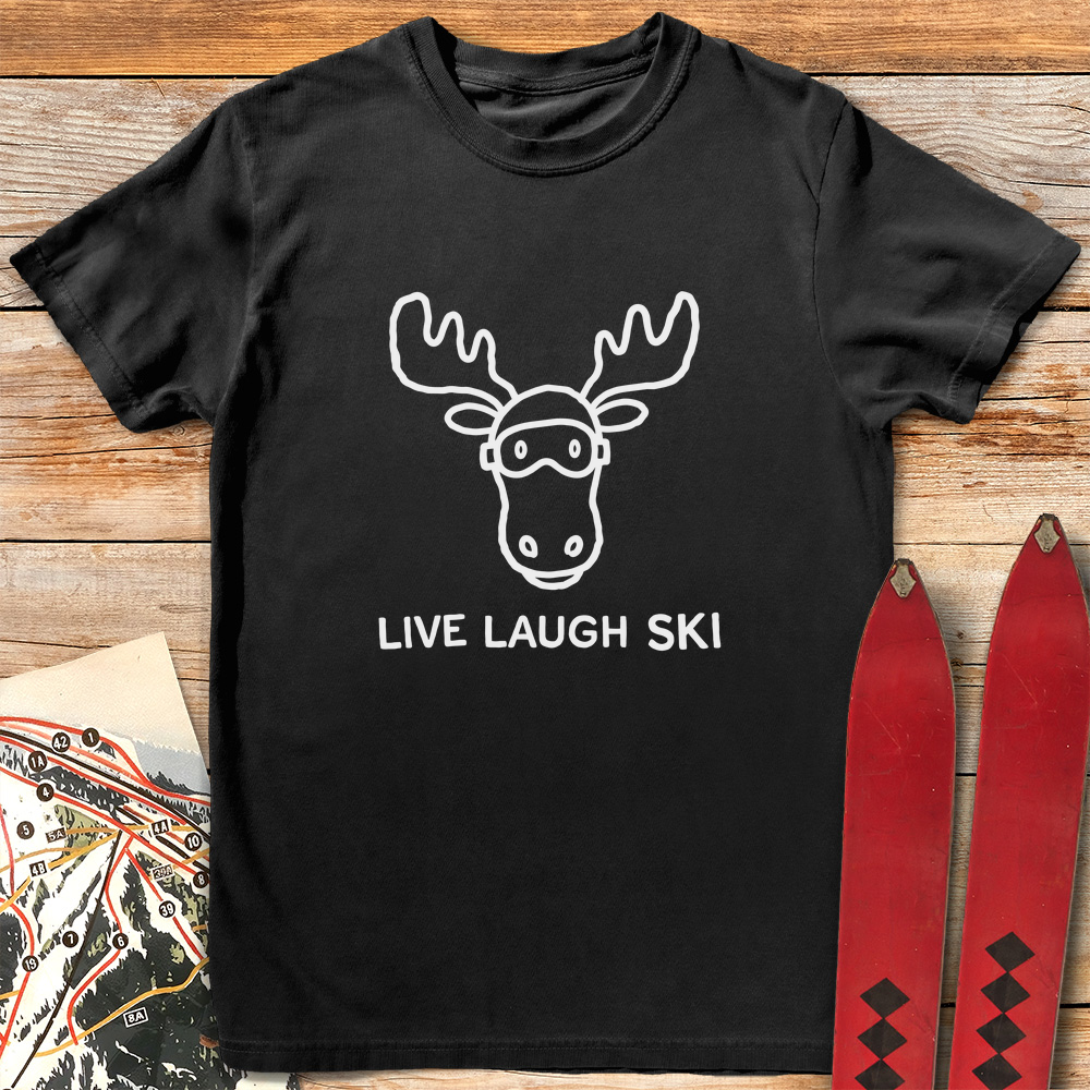 Live Laugh Ski Moose