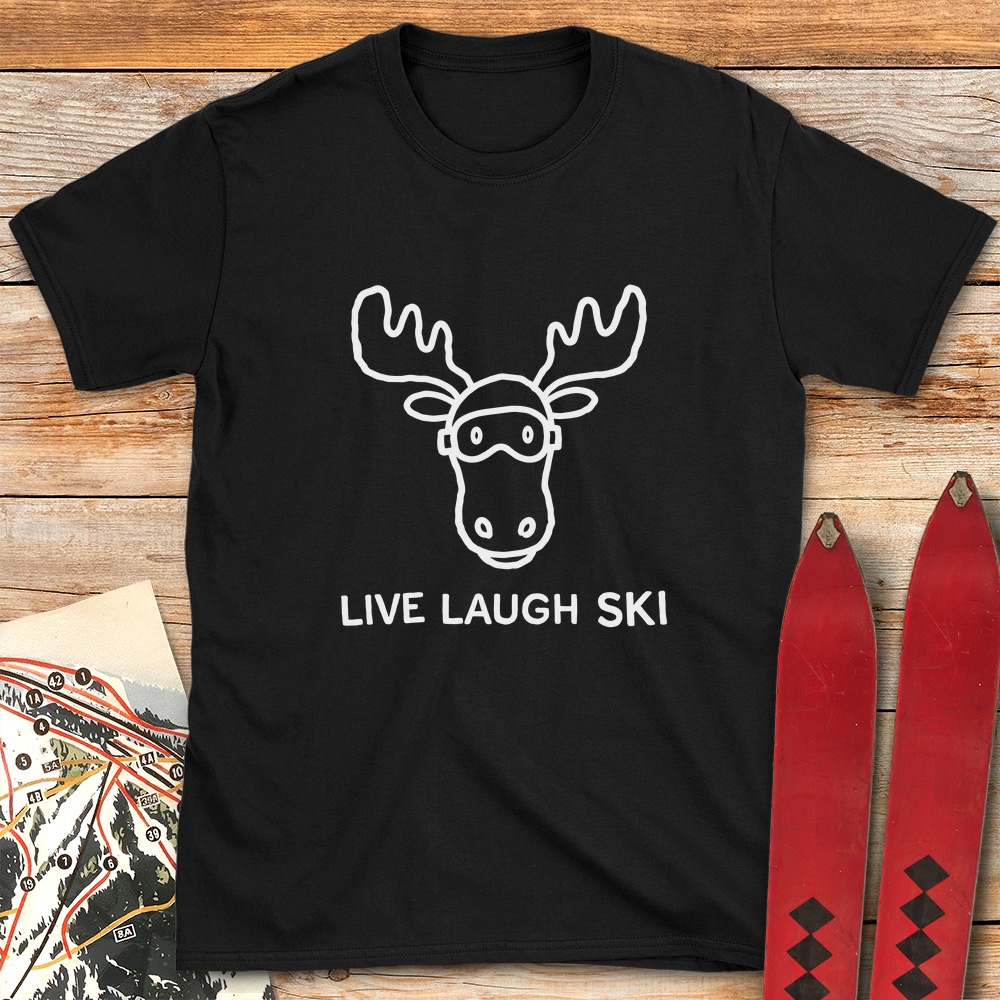 Live Laugh Ski Moose
