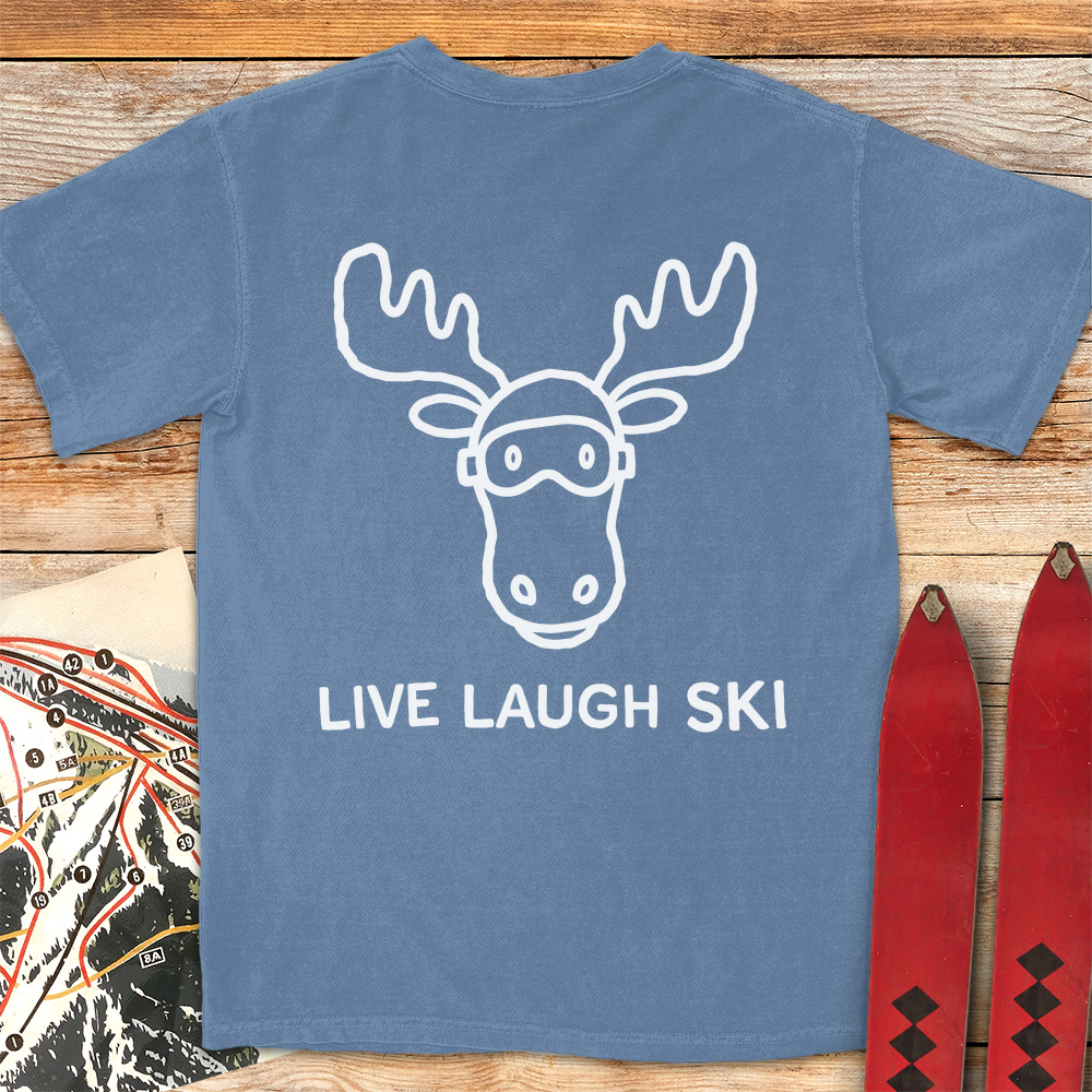Live Laugh Ski Moose