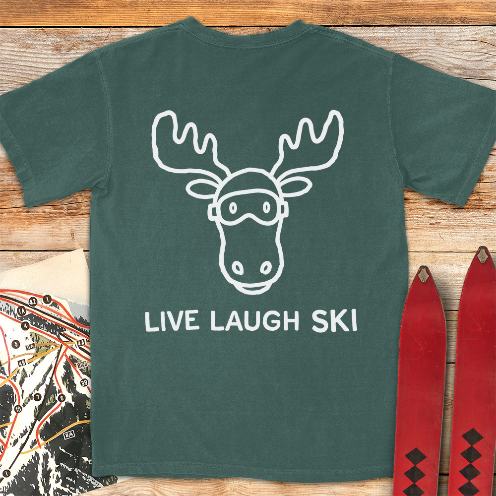 Live Laugh Ski Moose