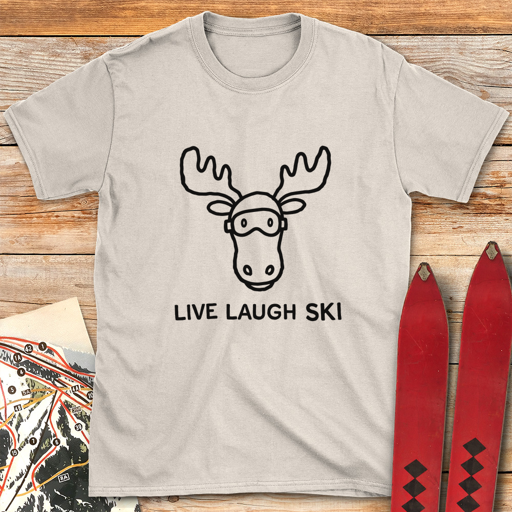 Live Laugh Ski Moose
