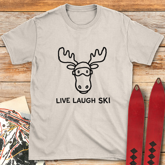 Live Laugh Ski Moose