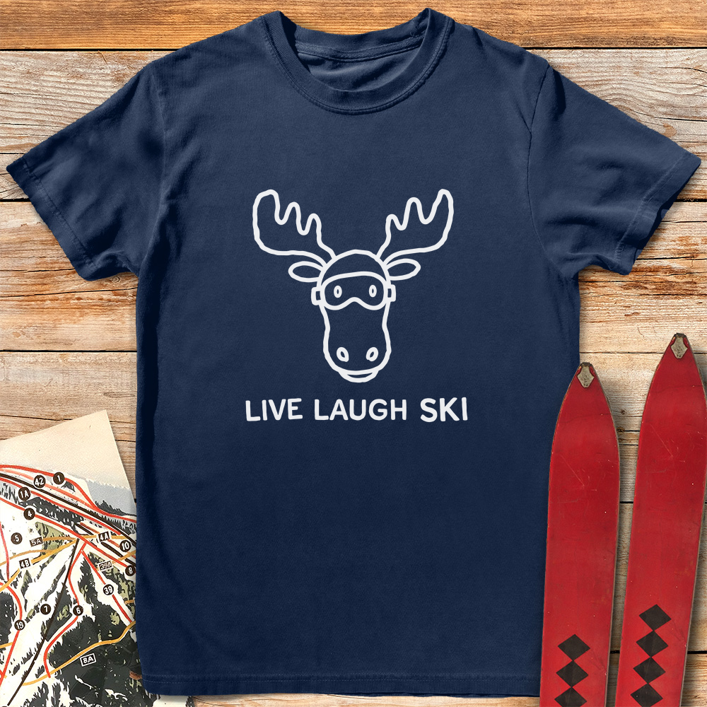 Live Laugh Ski Moose