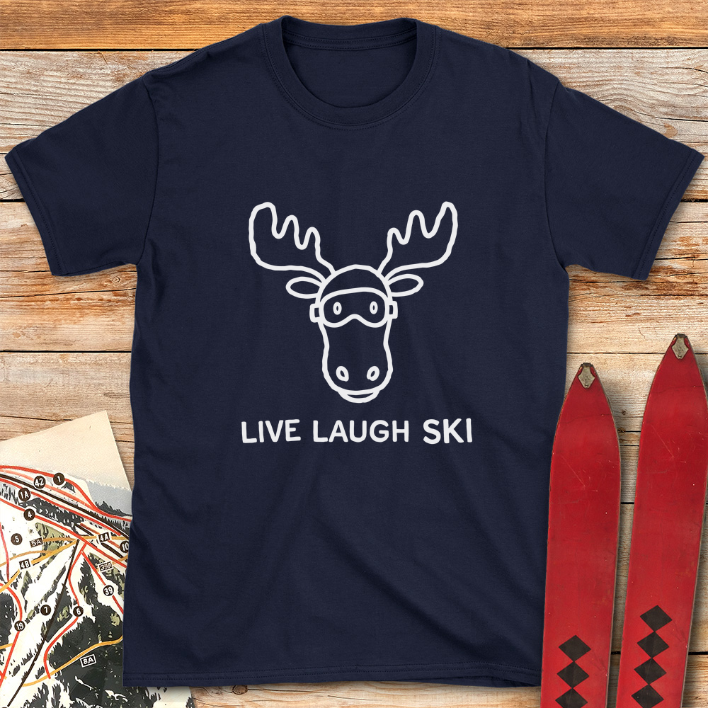 Live Laugh Ski Moose