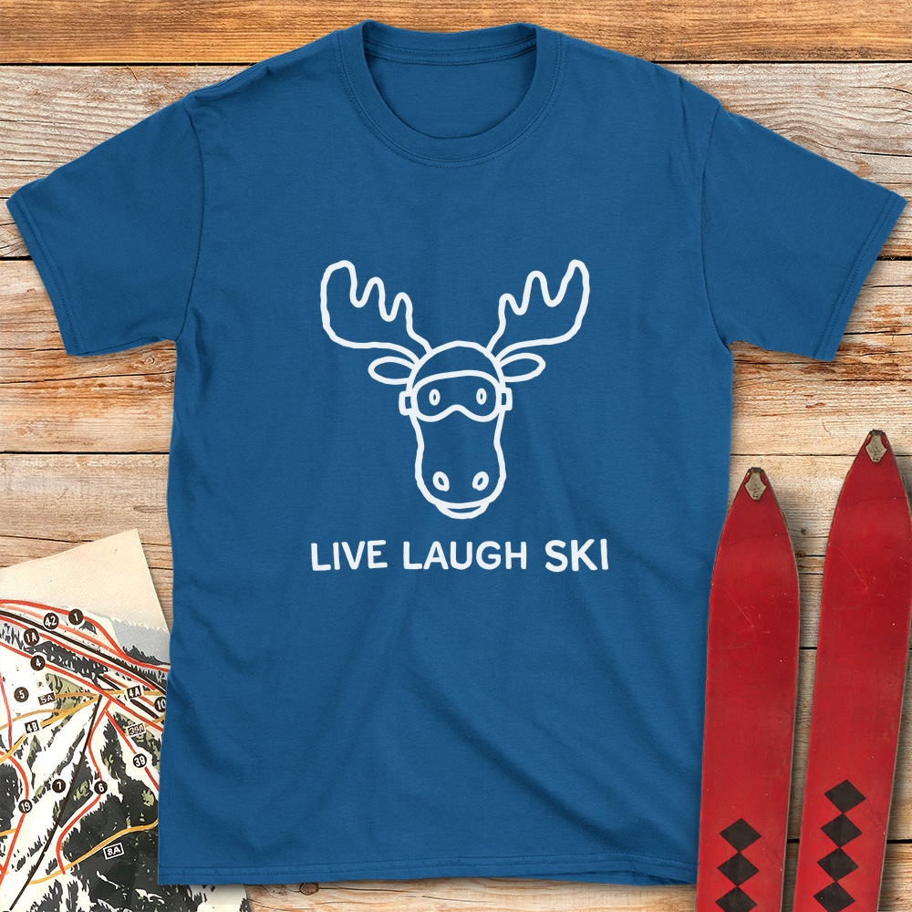 Live Laugh Ski Moose