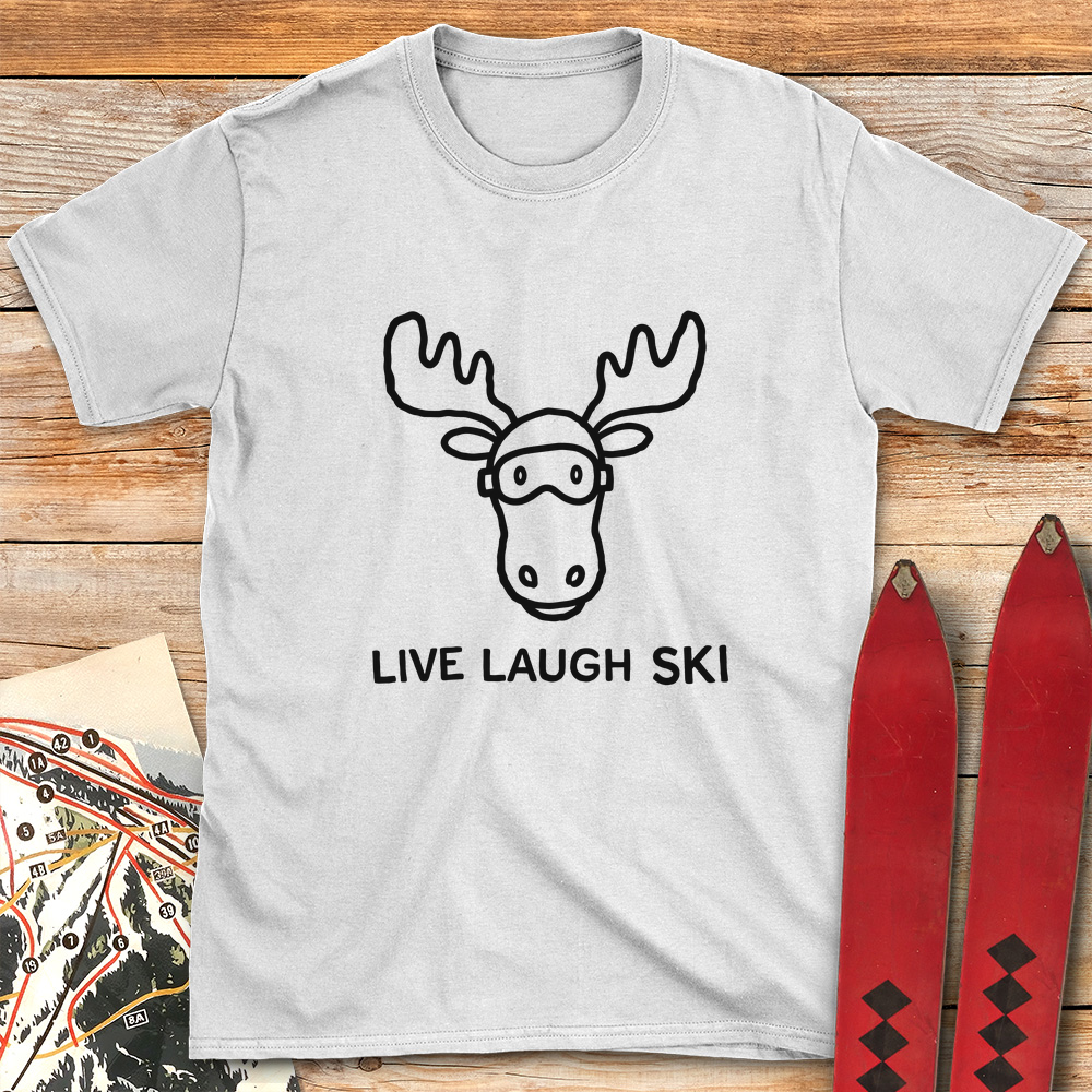Live Laugh Ski Moose