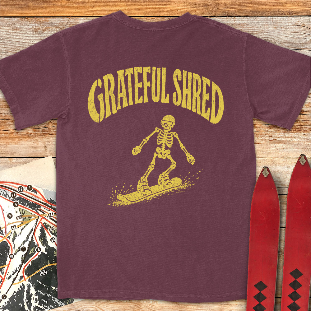 Grateful Shred Snowboarder