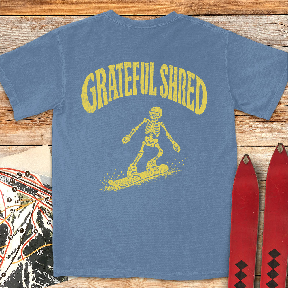 Grateful Shred Snowboarder