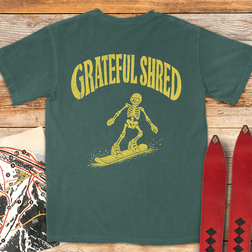 Grateful Shred Snowboarder