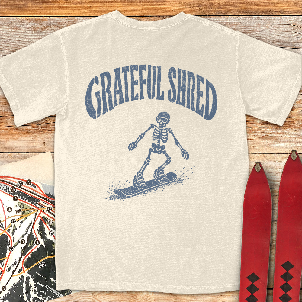 Grateful Shred Snowboarder