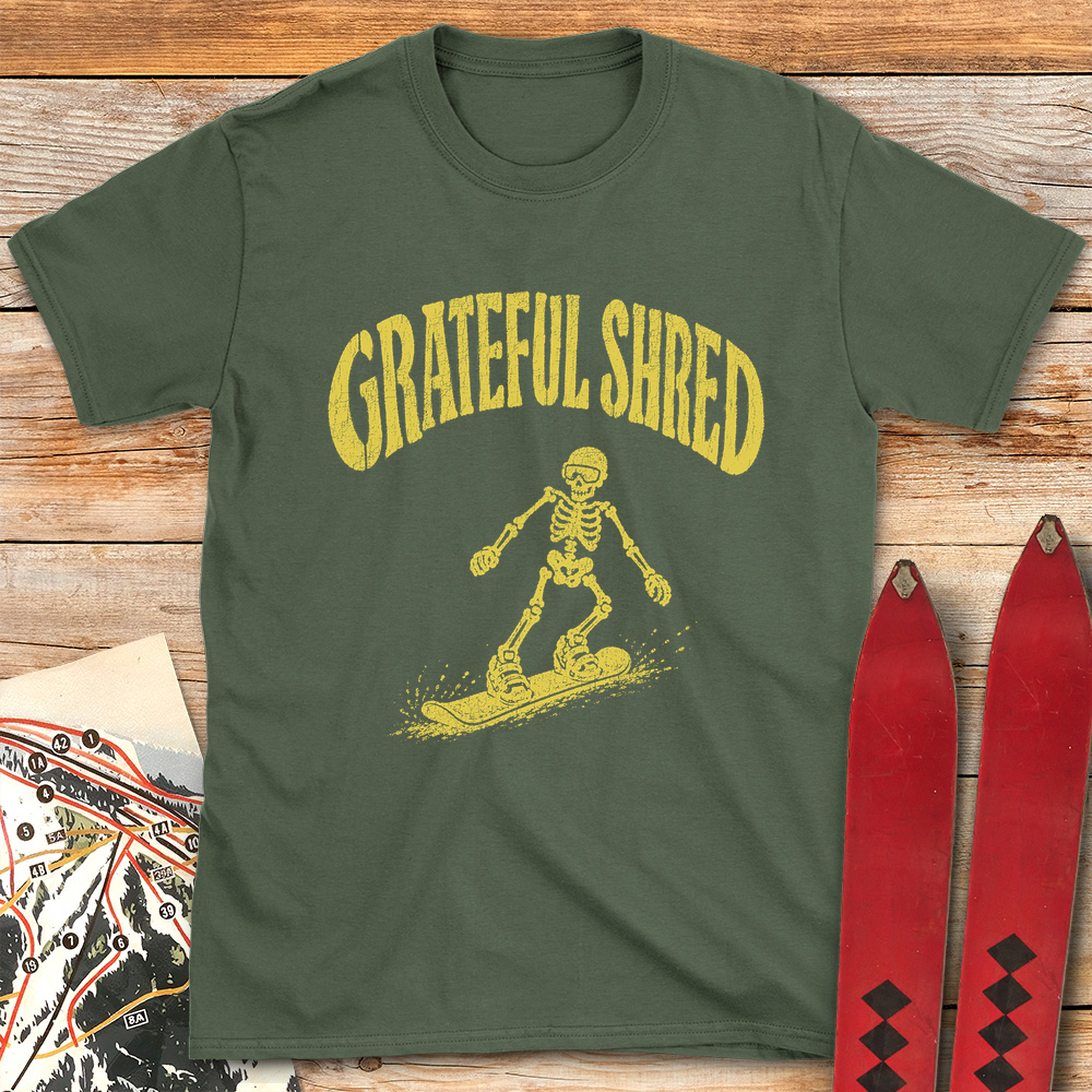 Grateful Shred Snowboarder