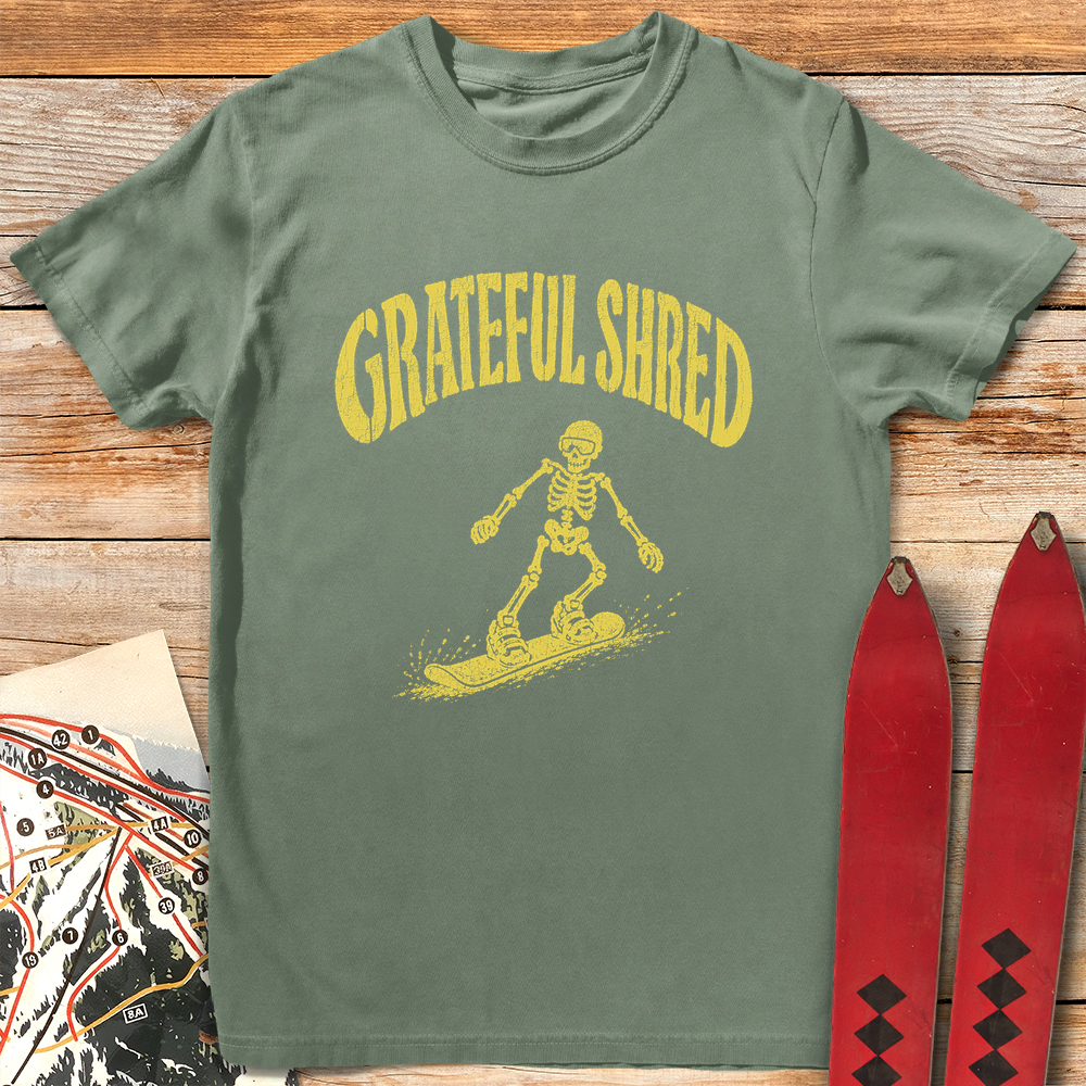 Grateful Shred Snowboarder