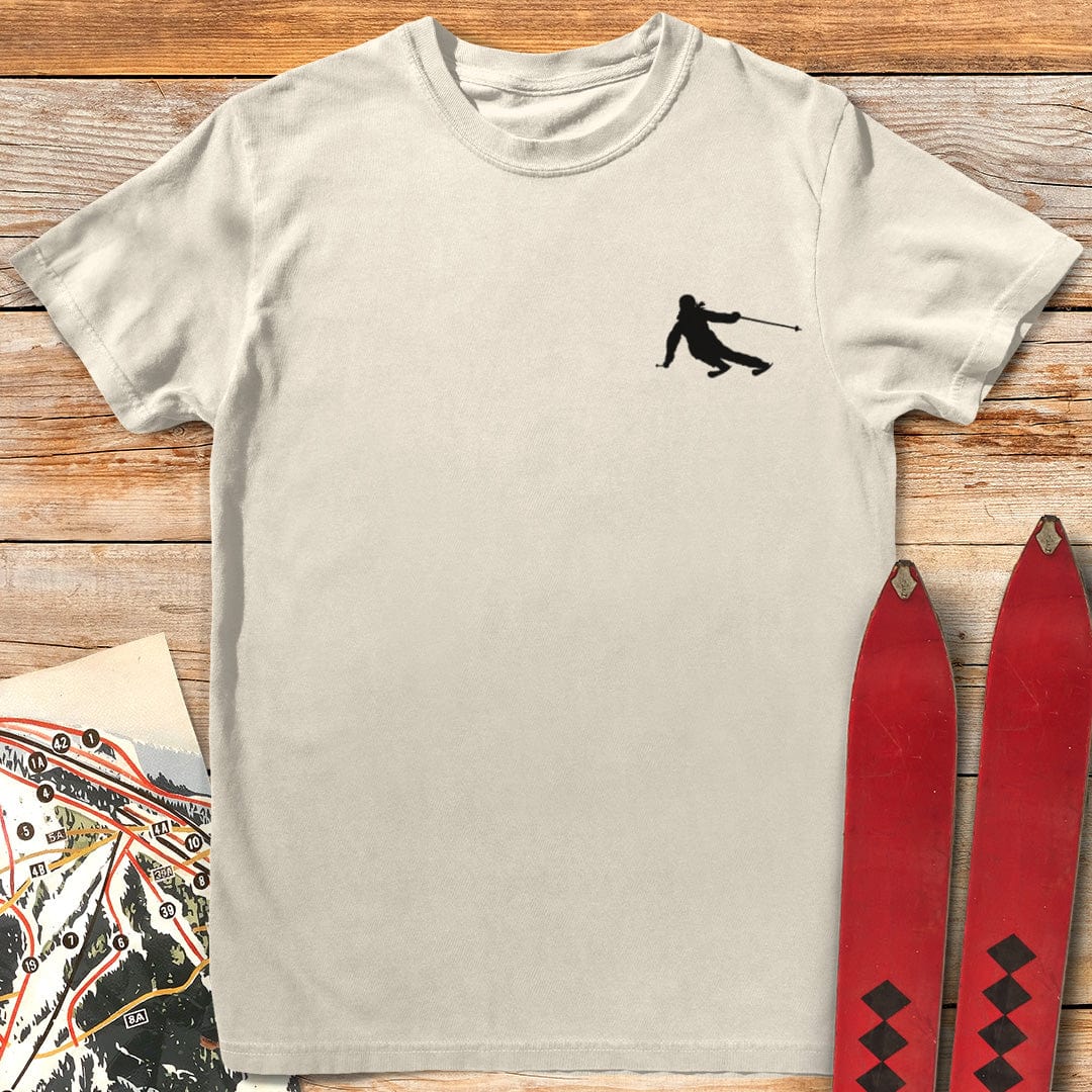 Simple Carving Silhouette T-Shirt