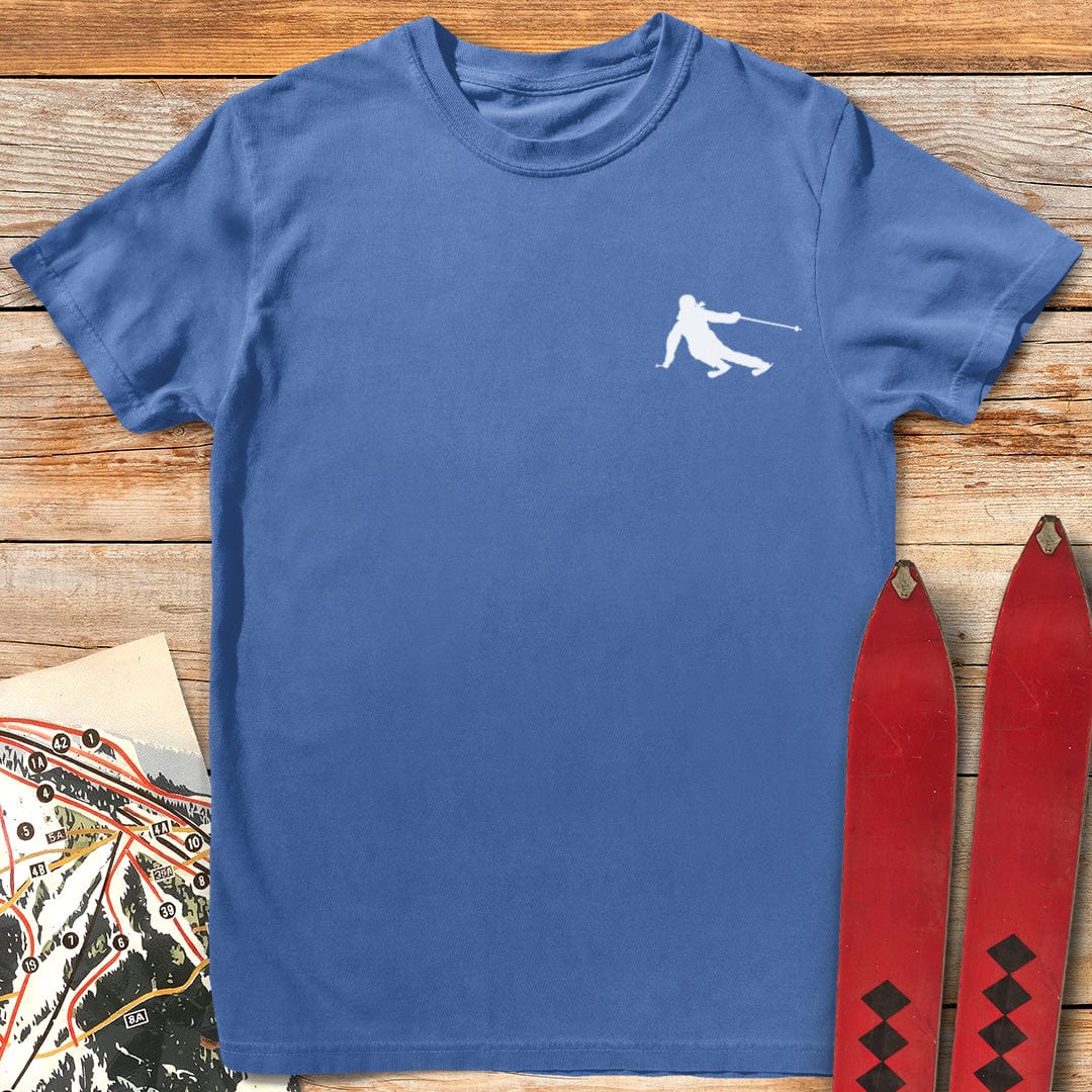 Simple Carving Silhouette T-Shirt