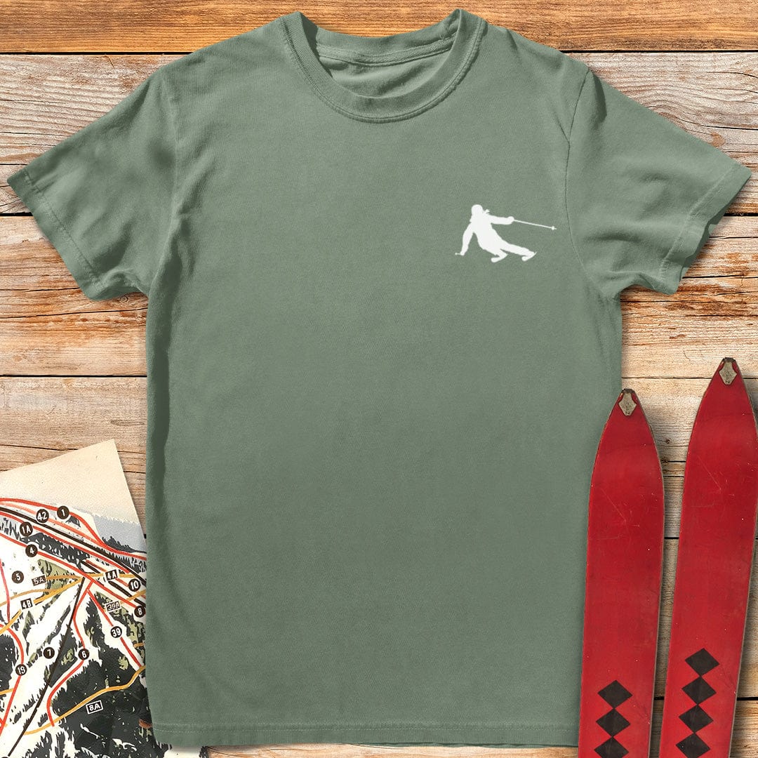 Simple Carving Silhouette T-Shirt