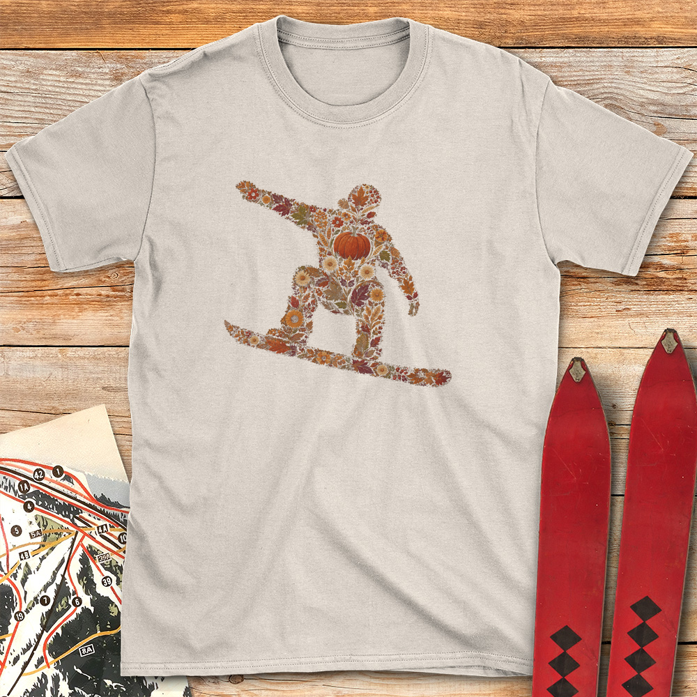 Fall Flower Snowboarder